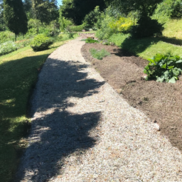 Pose de gravier blanc pour allée-chemin Bry-sur-Marne